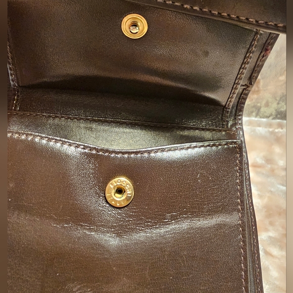 Celine Compact Wallet Brown Leather Authentic - Picture 7 of 14